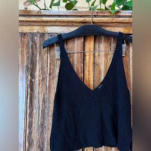 F21 knit cropped cami S